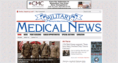 Desktop Screenshot of militarymedical.com